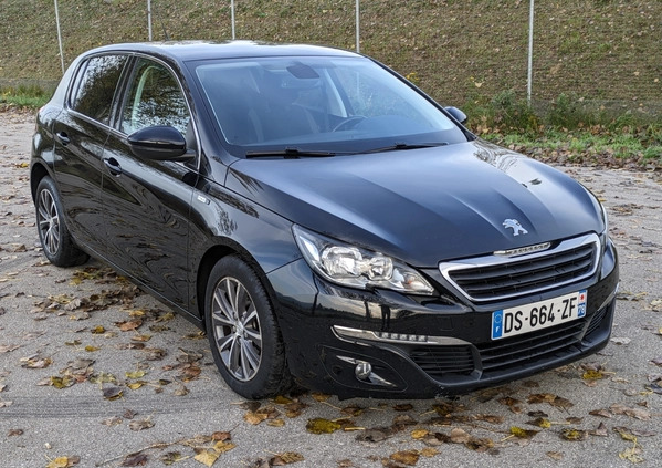 Peugeot 308 cena 39900 przebieg: 138000, rok produkcji 2015 z Brzozów małe 254